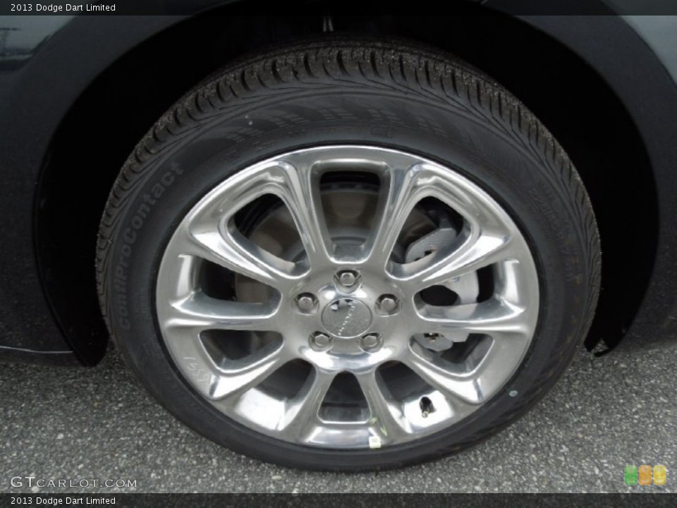 2013 Dodge Dart Limited Wheel and Tire Photo #73995974
