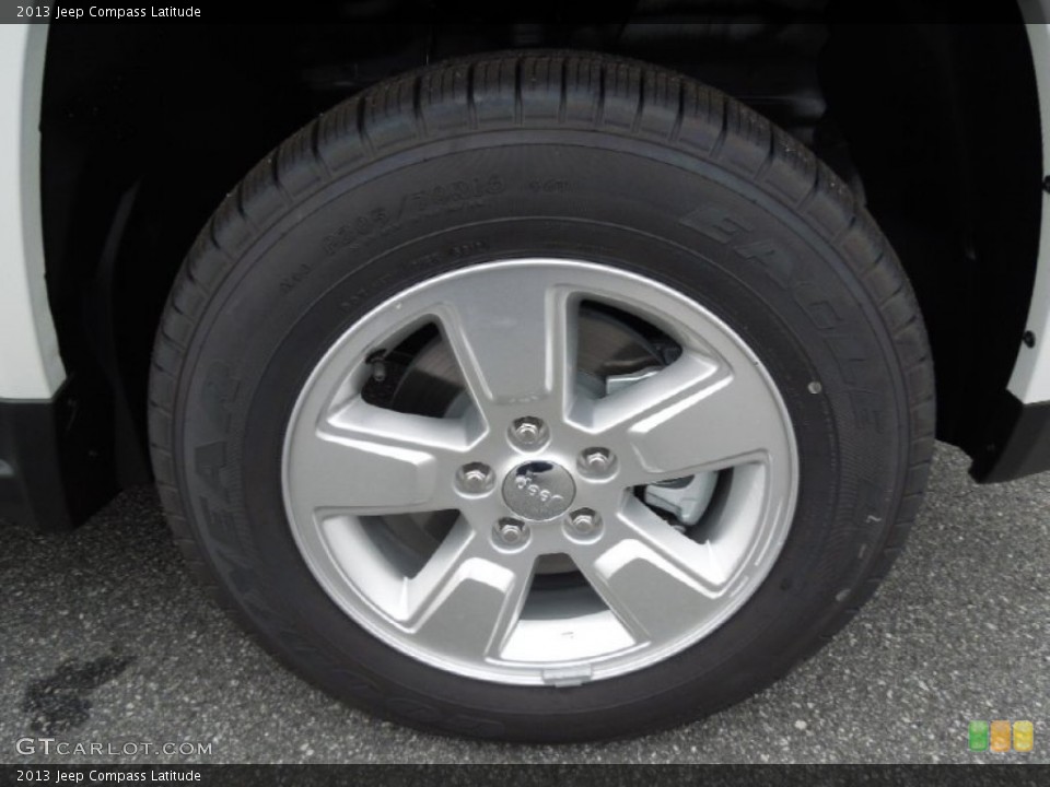 2013 Jeep Compass Latitude Wheel and Tire Photo #73996611
