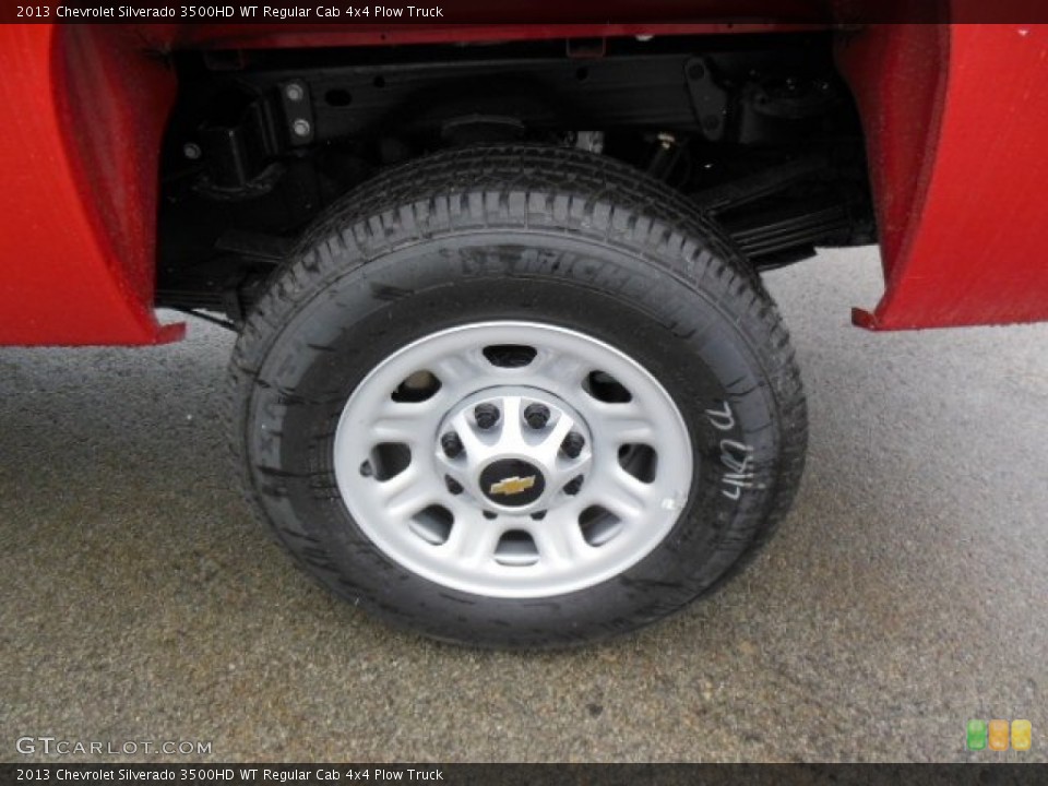 2013 Chevrolet Silverado 3500HD WT Regular Cab 4x4 Plow Truck Wheel and Tire Photo #73999902