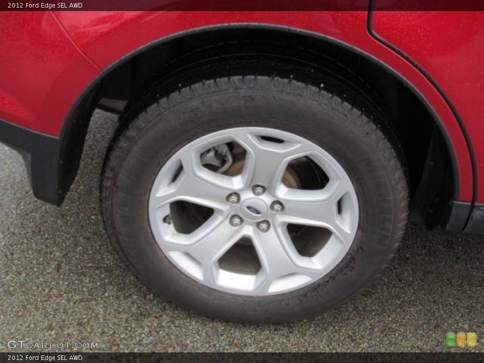 2012 Ford Edge SEL AWD Wheel and Tire Photo #74006810