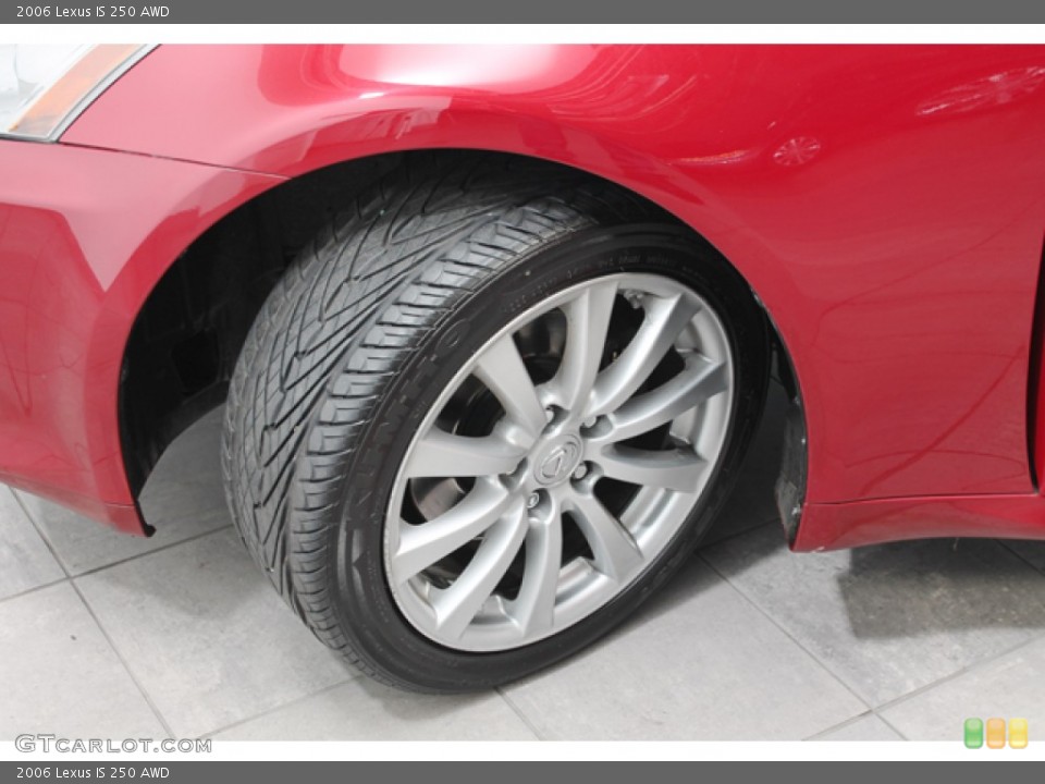 2006 Lexus IS 250 AWD Wheel and Tire Photo #74009589