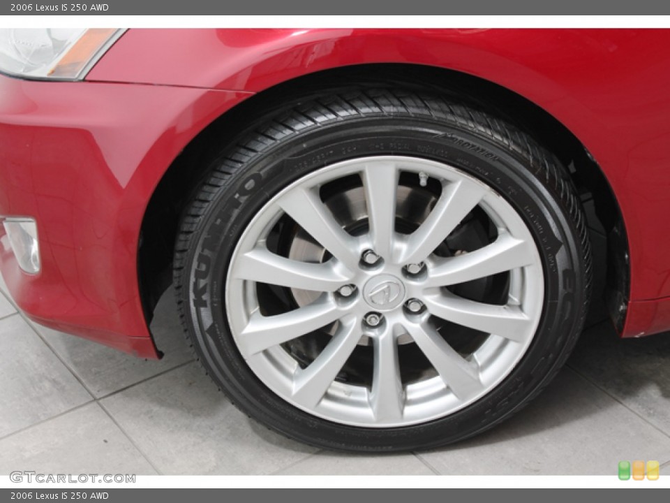 2006 Lexus IS 250 AWD Wheel and Tire Photo #74009612