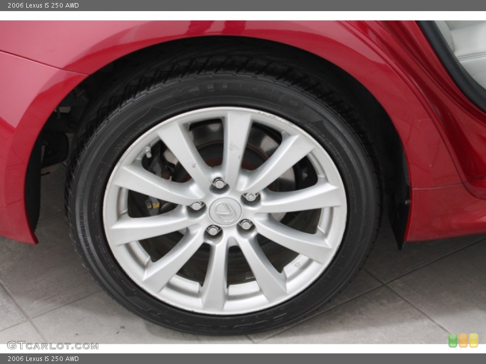2006 Lexus IS 250 AWD Wheel and Tire Photo #74009637