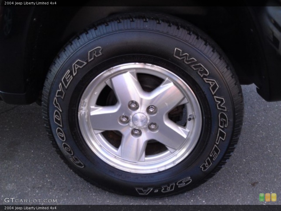 2004 Jeep Liberty Limited 4x4 Wheel and Tire Photo #74013024