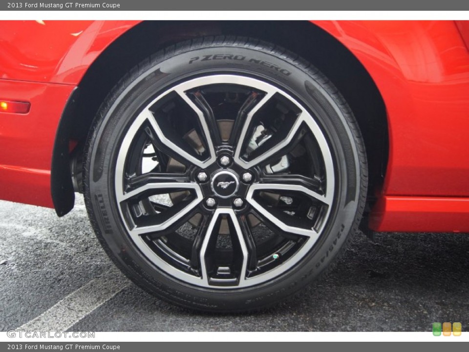 2013 Ford Mustang GT Premium Coupe Wheel and Tire Photo #74015082