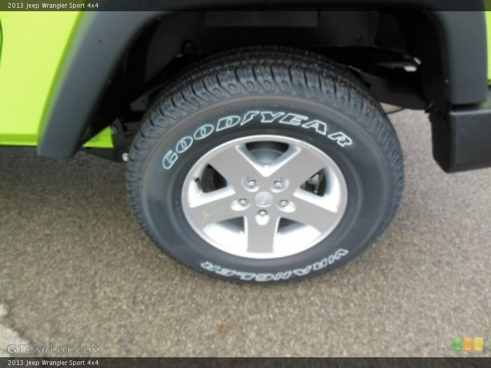 2013 Jeep Wrangler Sport 4x4 Wheel and Tire Photo #74023050