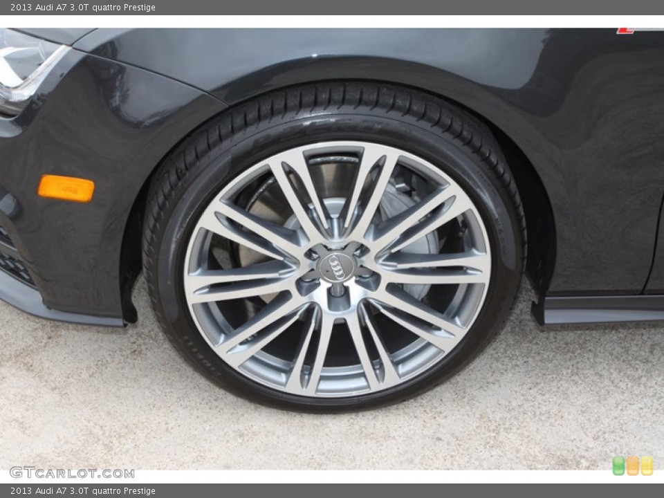 2013 Audi A7 3.0T quattro Prestige Wheel and Tire Photo #74024889