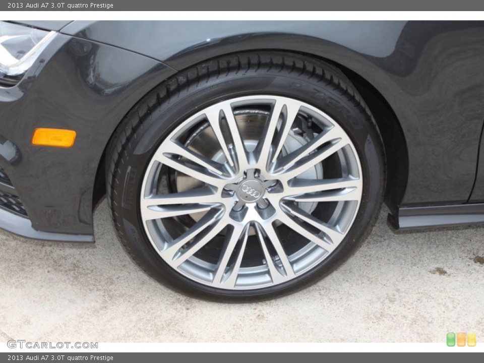2013 Audi A7 3.0T quattro Prestige Wheel and Tire Photo #74025488