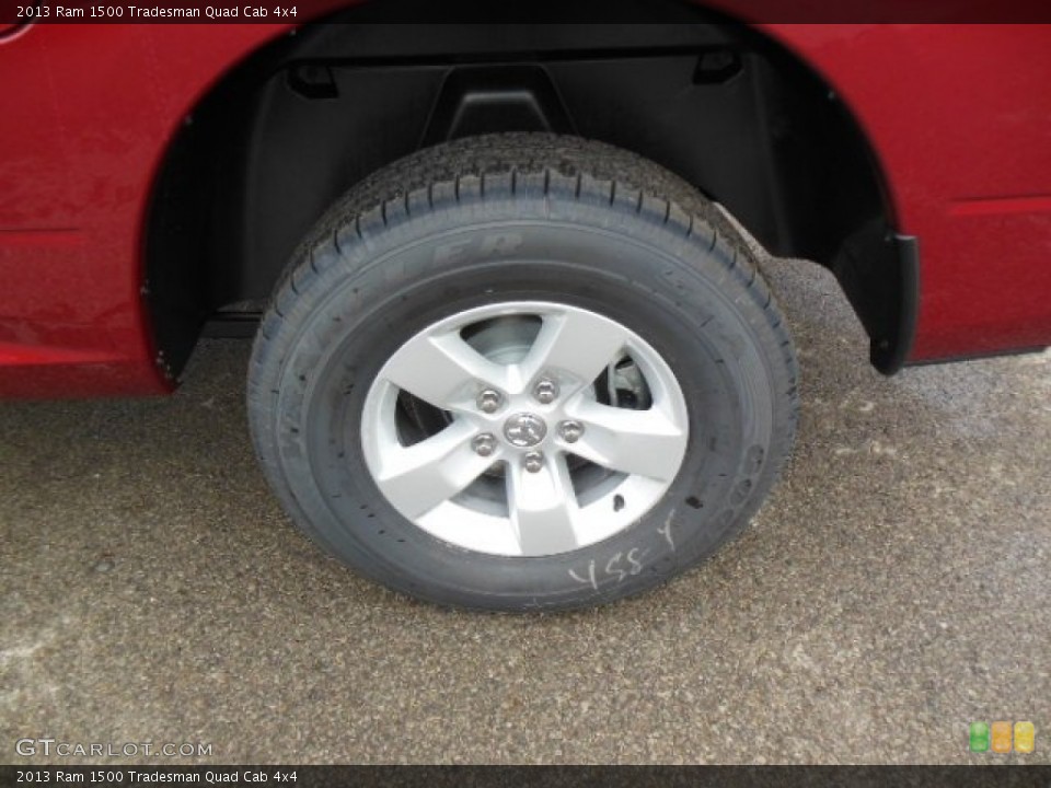 2013 Ram 1500 Tradesman Quad Cab 4x4 Wheel and Tire Photo #74027398