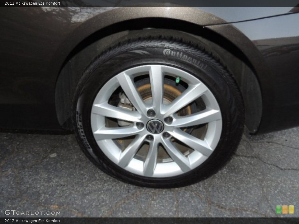 2012 Volkswagen Eos Komfort Wheel and Tire Photo #74032242