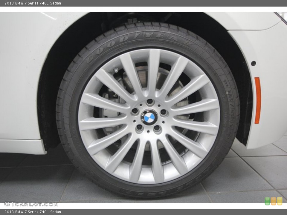 2013 BMW 7 Series 740Li Sedan Wheel and Tire Photo #74033445
