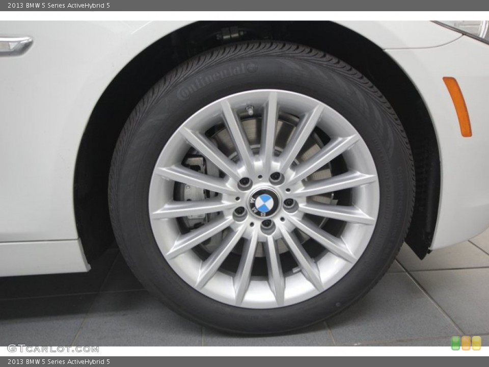 2013 BMW 5 Series ActiveHybrid 5 Wheel and Tire Photo #74034417