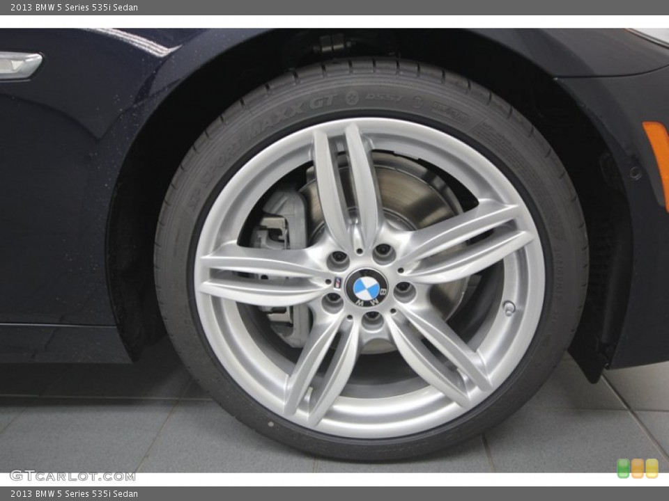 2013 BMW 5 Series 535i Sedan Wheel and Tire Photo #74034780