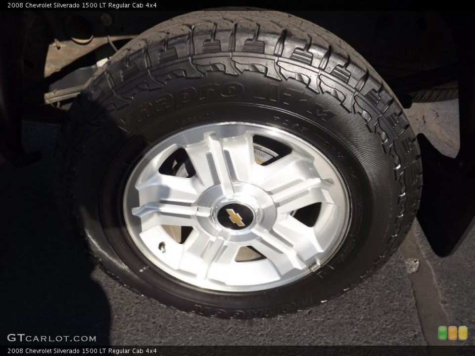 2008 Chevrolet Silverado 1500 LT Regular Cab 4x4 Wheel and Tire Photo #74035922