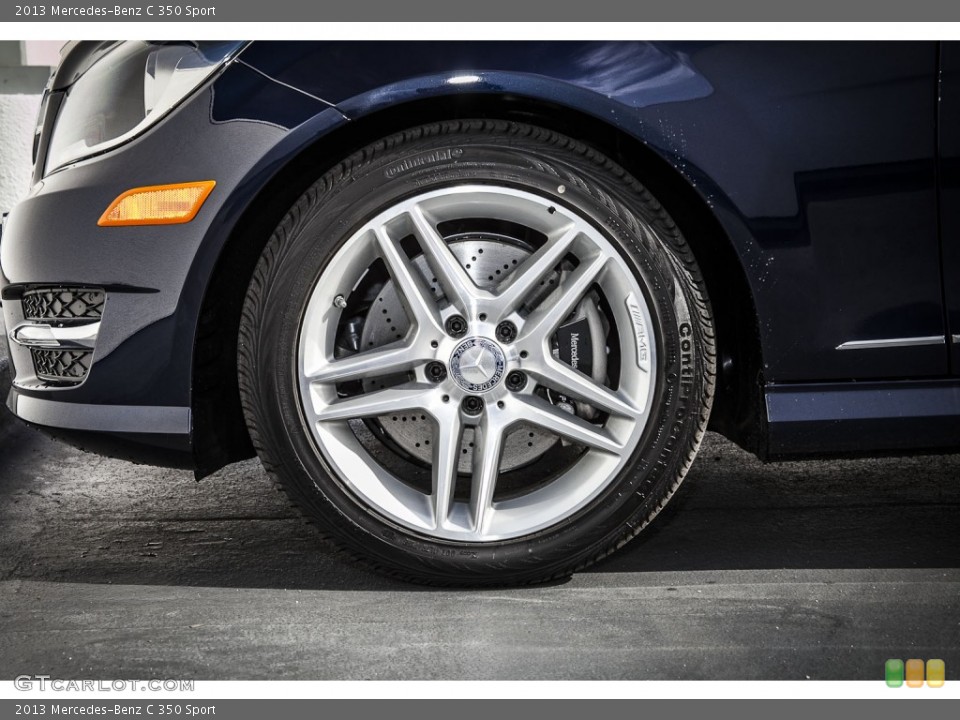 2013 Mercedes-Benz C 350 Sport Wheel and Tire Photo #74044481