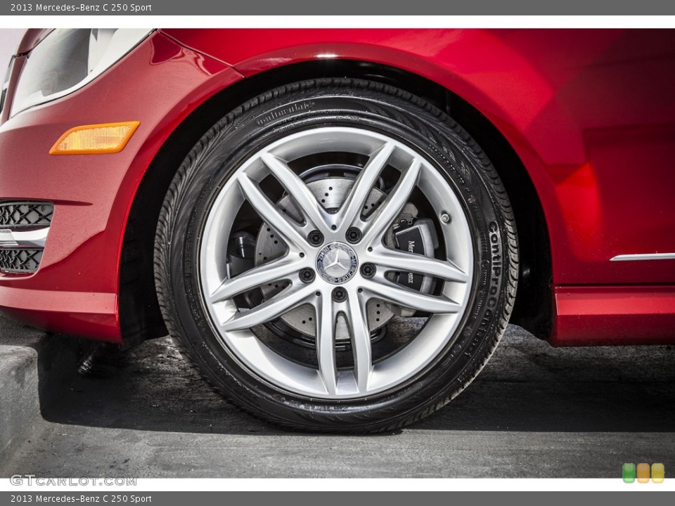 2013 Mercedes-Benz C 250 Sport Wheel and Tire Photo #74044915