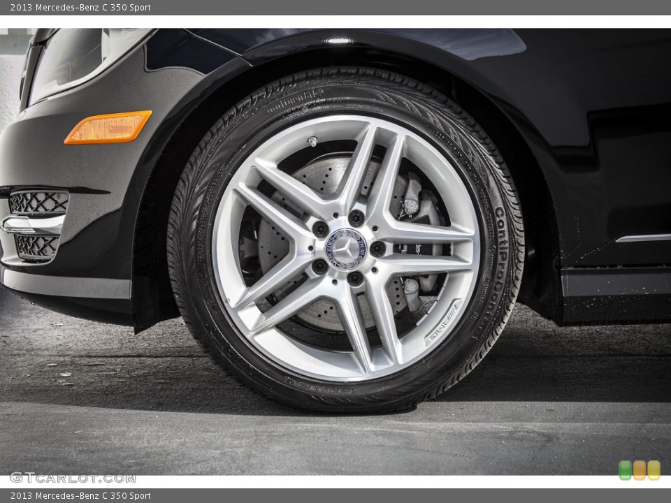 2013 Mercedes-Benz C 350 Sport Wheel and Tire Photo #74045355