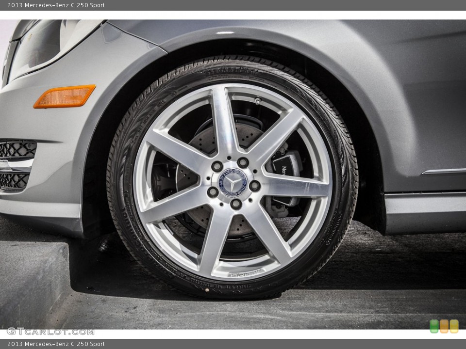 2013 Mercedes-Benz C 250 Sport Wheel and Tire Photo #74047198