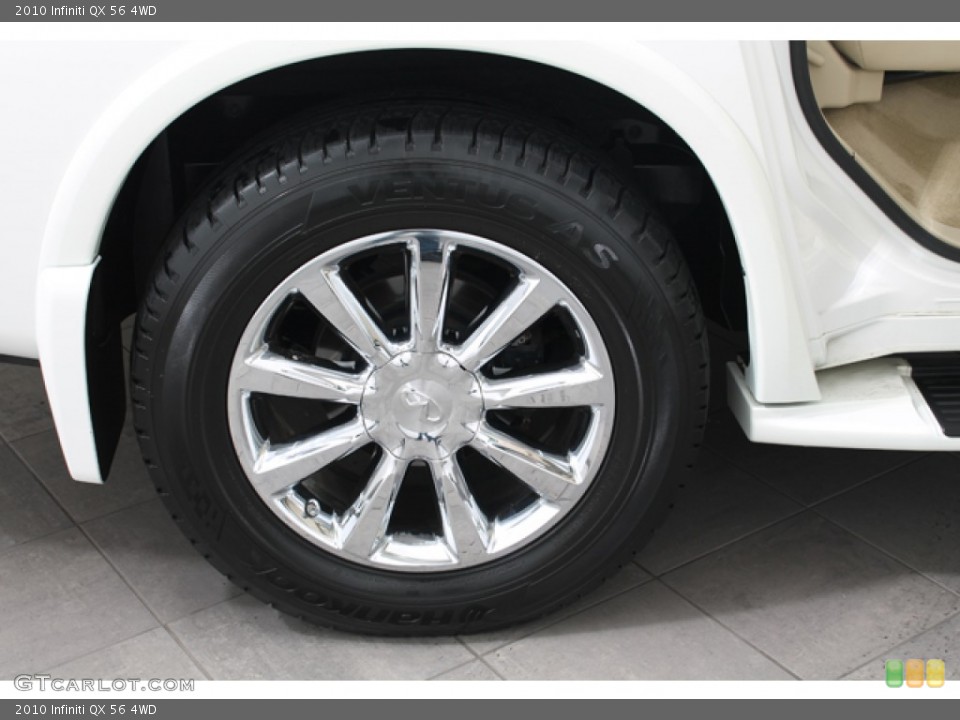 2010 Infiniti QX 56 4WD Wheel and Tire Photo #74048844