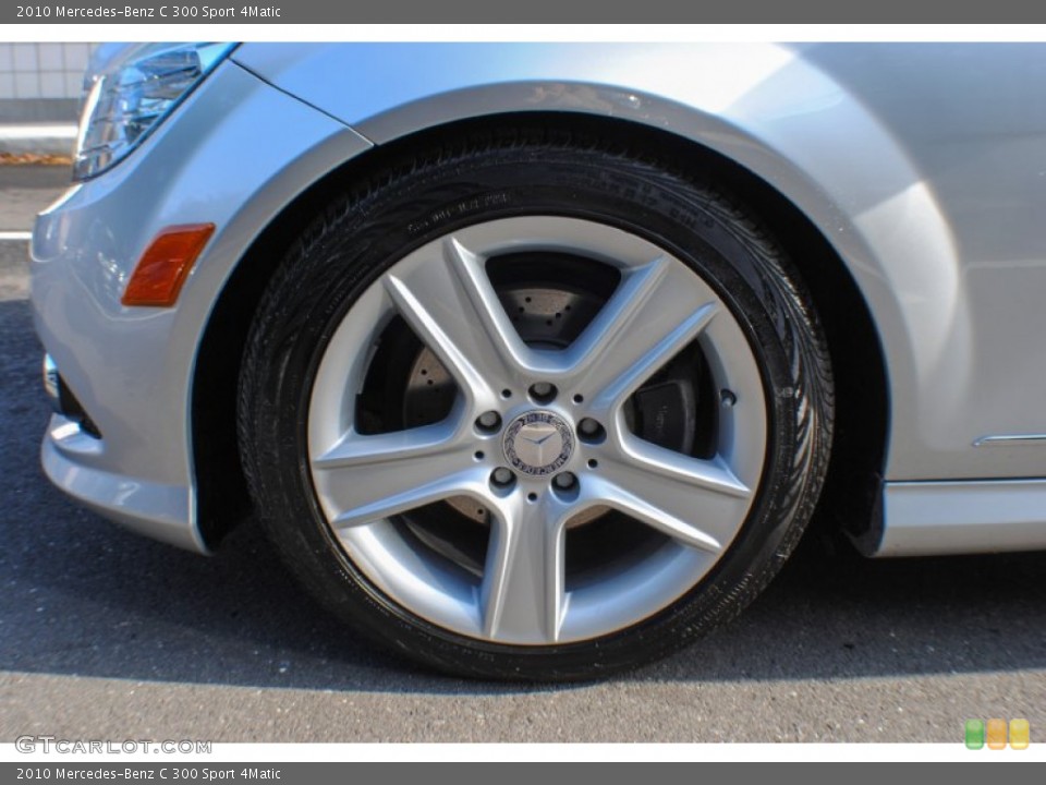 2010 Mercedes-Benz C 300 Sport 4Matic Wheel and Tire Photo #74049343