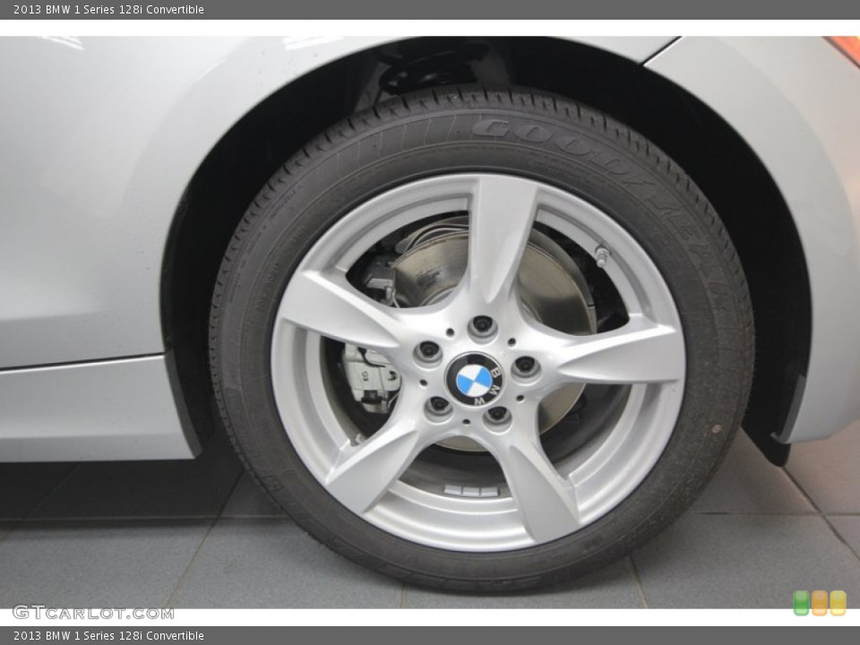 2013 BMW 1 Series 128i Convertible Wheel and Tire Photo #74055956