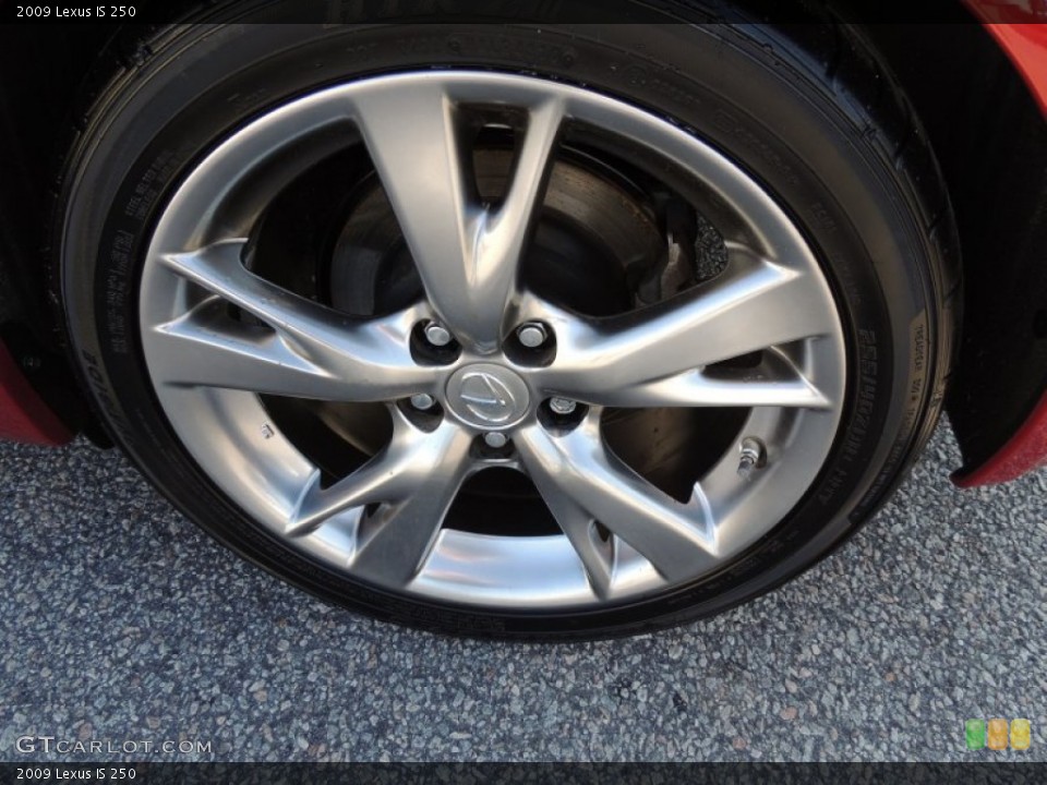 2009 Lexus IS 250 Wheel and Tire Photo #74058860