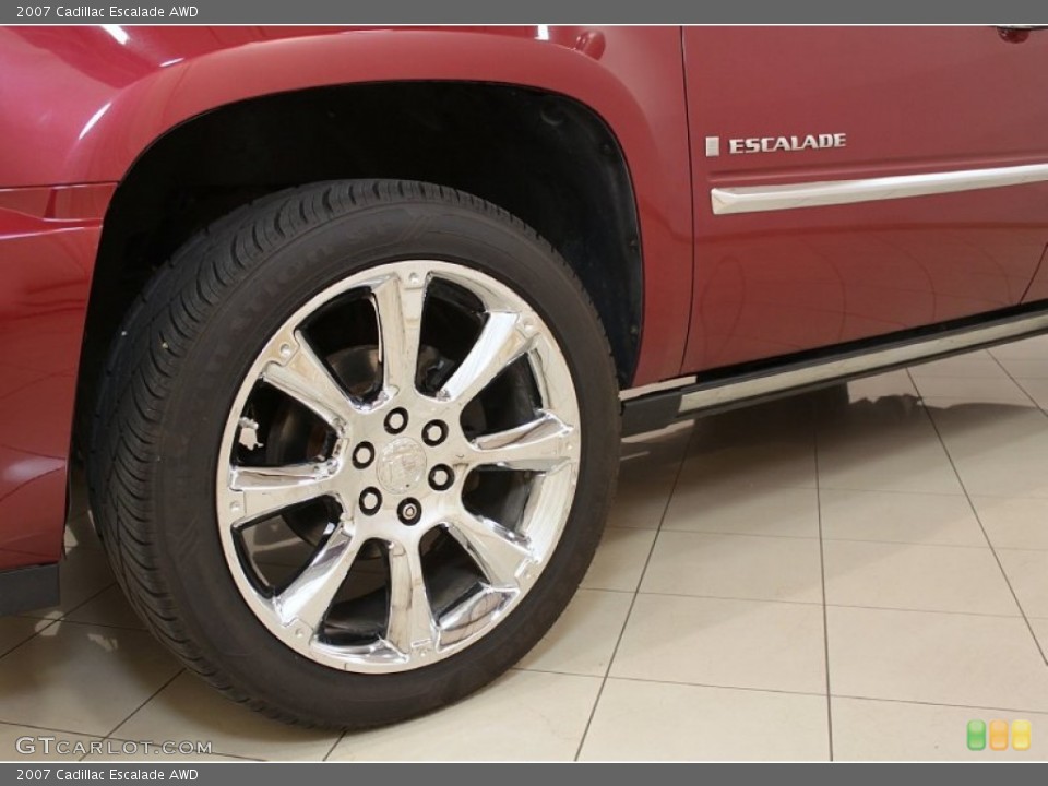 2007 Cadillac Escalade AWD Wheel and Tire Photo #74062895