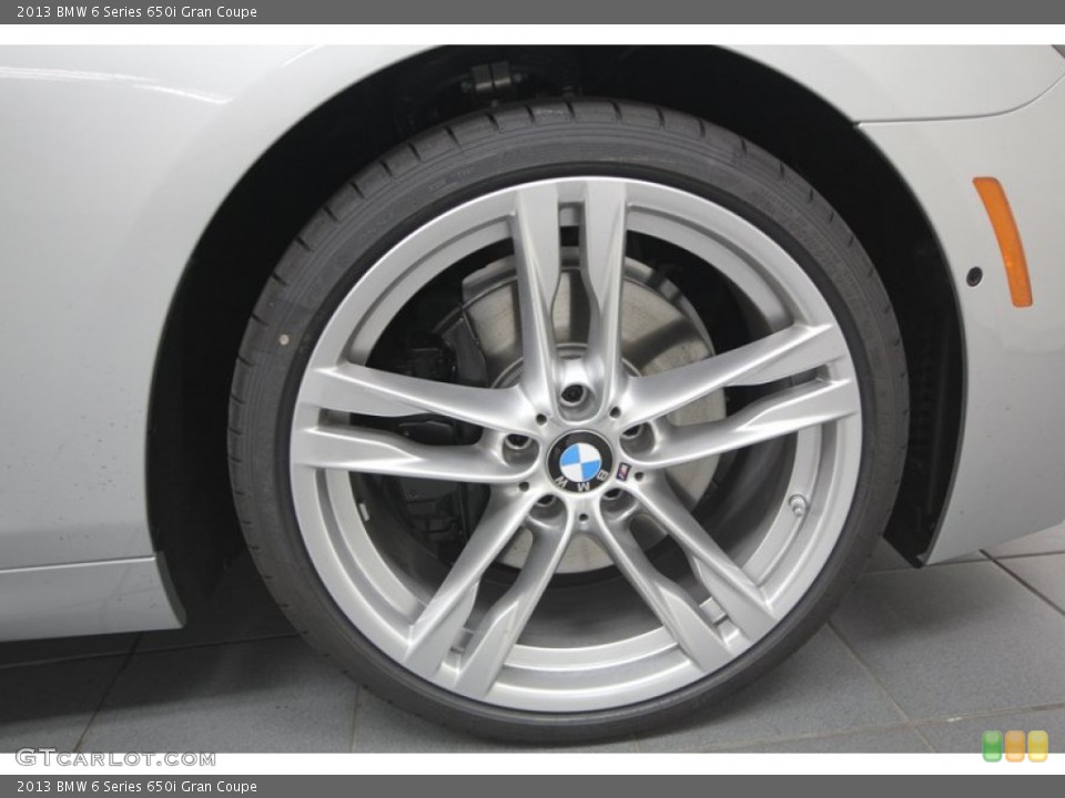 2013 BMW 6 Series 650i Gran Coupe Wheel and Tire Photo #74063285