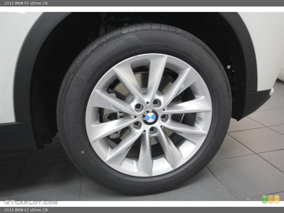 2013 BMW X3 xDrive 28i Wheel and Tire Photo #74068571