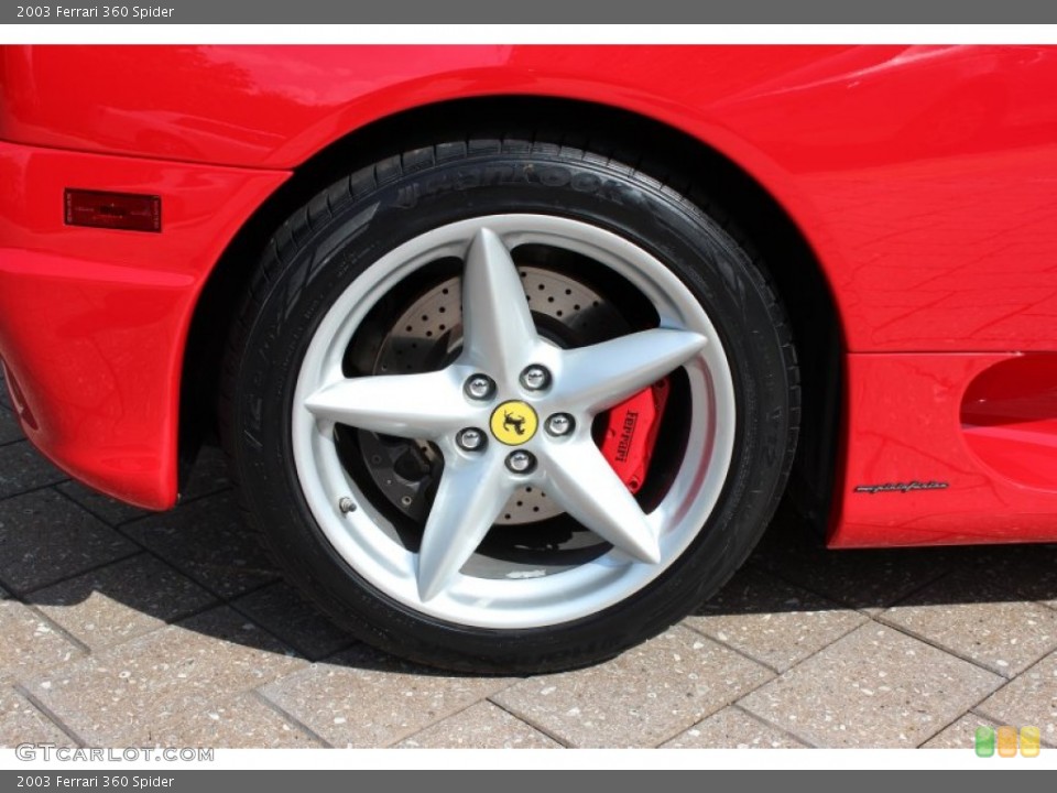2003 Ferrari 360 Spider Wheel and Tire Photo #74070167