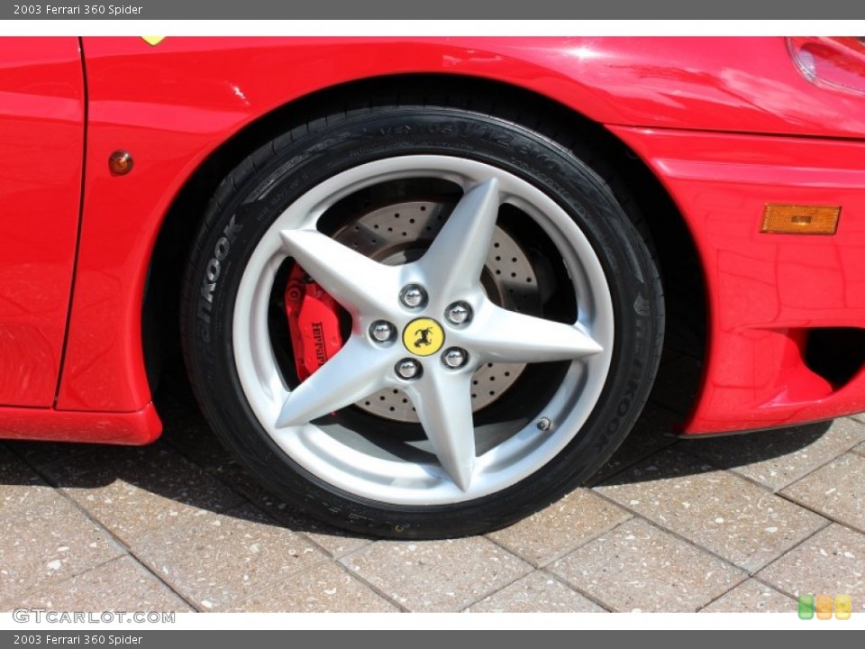 2003 Ferrari 360 Spider Wheel and Tire Photo #74070192
