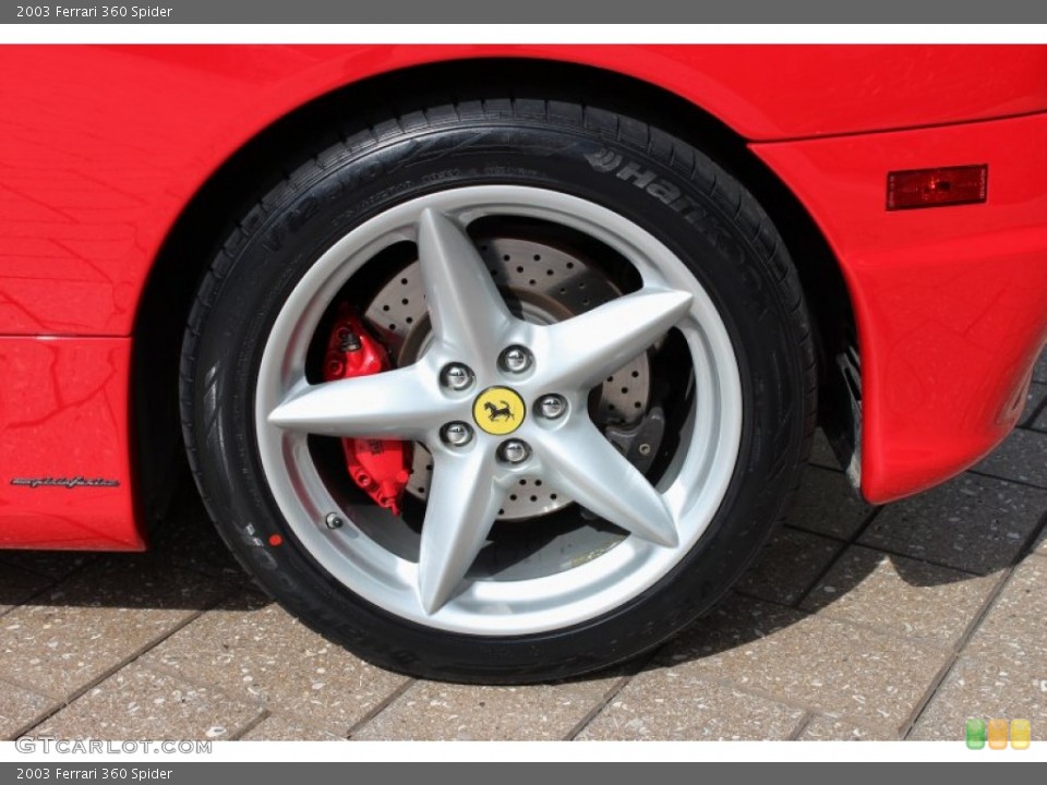 2003 Ferrari 360 Spider Wheel and Tire Photo #74070248