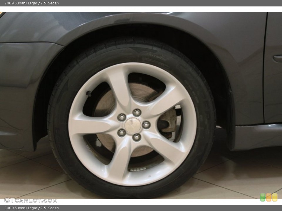 2009 Subaru Legacy 2.5i Sedan Wheel and Tire Photo #74071910