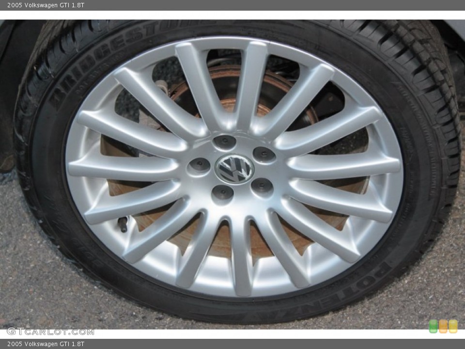 2005 Volkswagen GTI 1.8T Wheel and Tire Photo #74074246