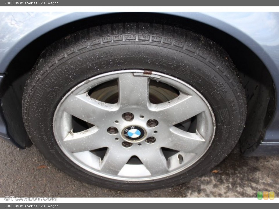 2000 BMW 3 Series 323i Wagon Wheel and Tire Photo #74076410