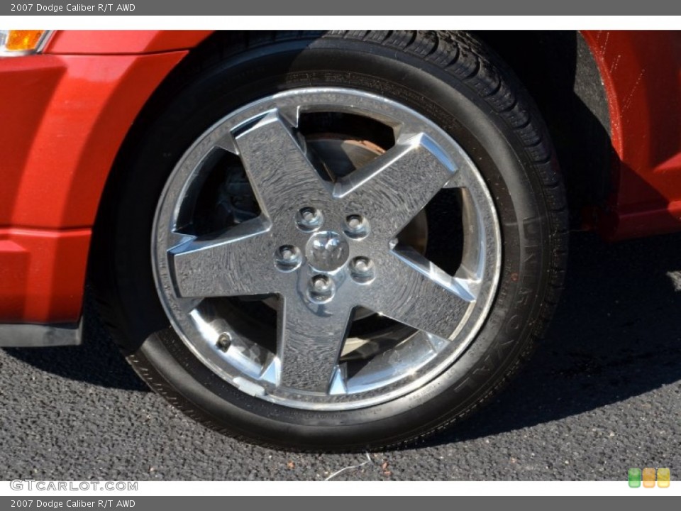 2007 Dodge Caliber R/T AWD Wheel and Tire Photo #74083751
