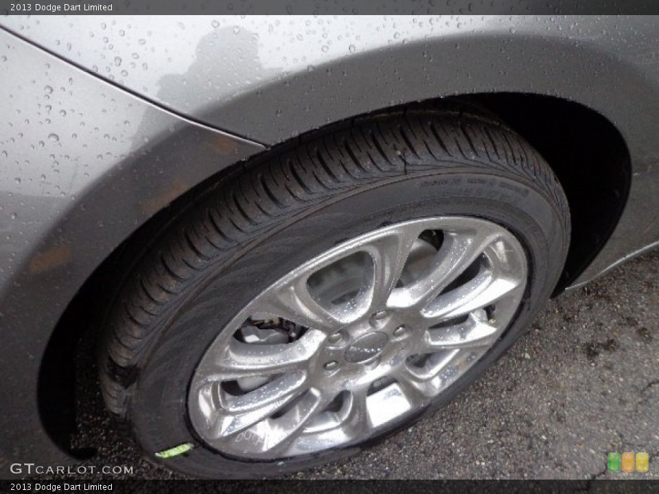 2013 Dodge Dart Limited Wheel and Tire Photo #74092106