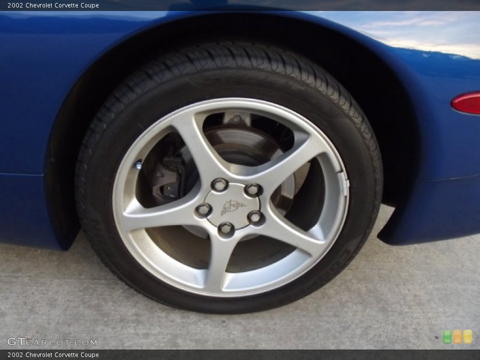 2002 Chevrolet Corvette Coupe Wheel and Tire Photo #74094281