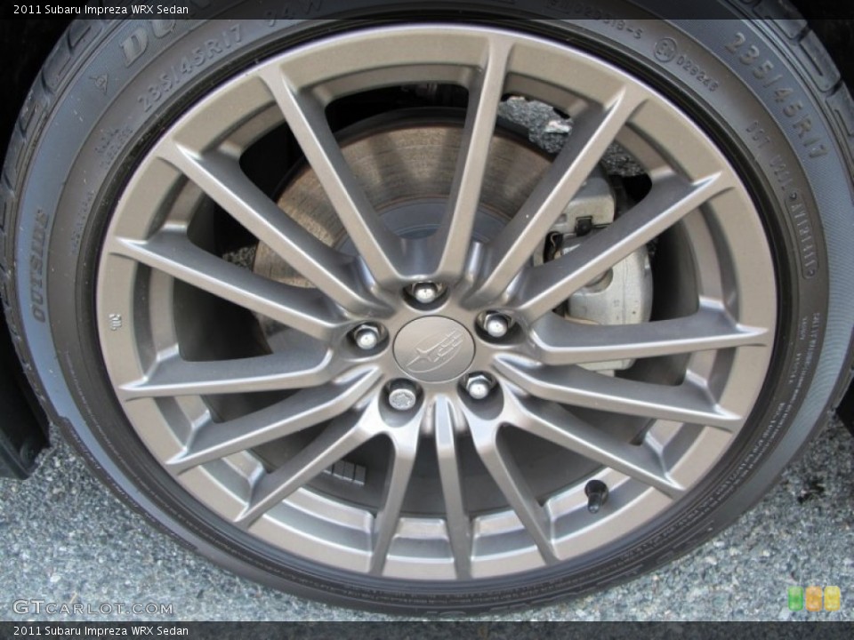 2011 Subaru Impreza WRX Sedan Wheel and Tire Photo #74098280