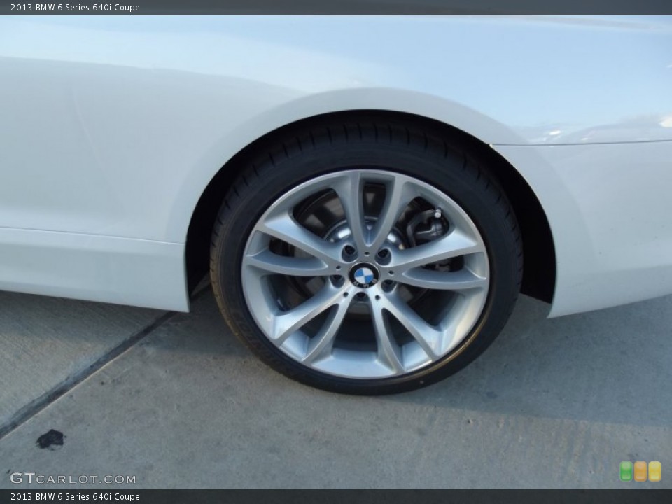 2013 BMW 6 Series 640i Coupe Wheel and Tire Photo #74103097