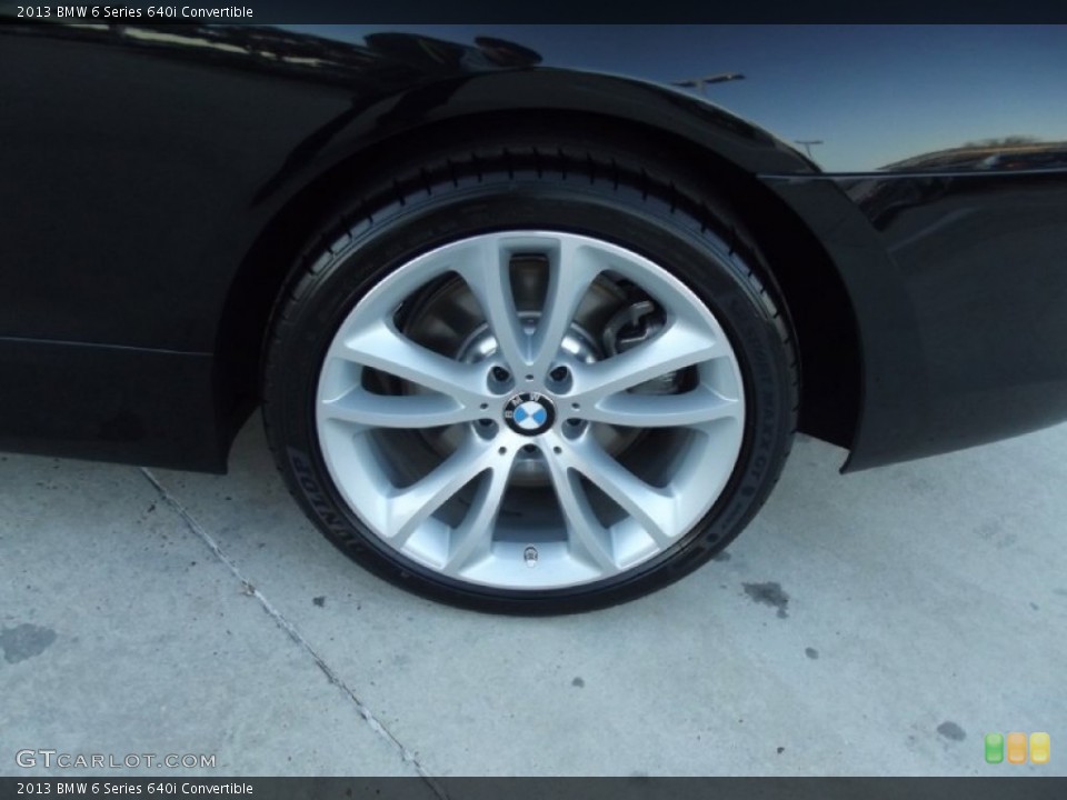 2013 BMW 6 Series 640i Convertible Wheel and Tire Photo #74103832