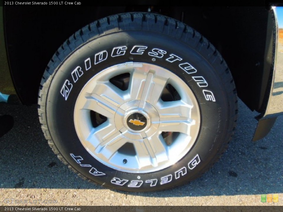 2013 Chevrolet Silverado 1500 LT Crew Cab Wheel and Tire Photo #74105729