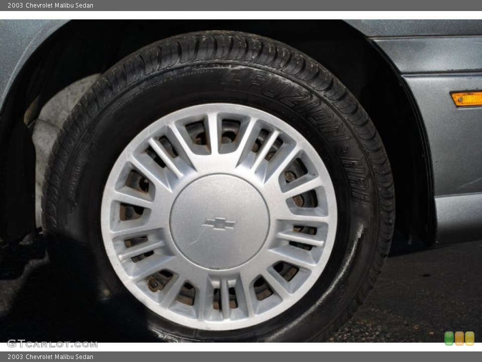 2003 Chevrolet Malibu Sedan Wheel and Tire Photo #74108719