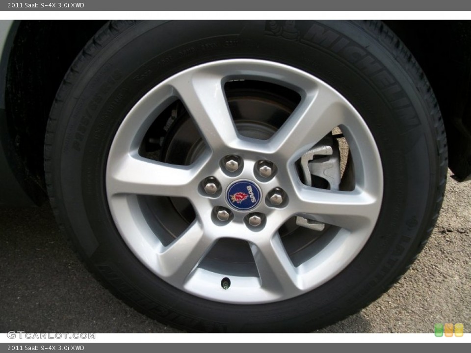 2011 Saab 9-4X 3.0i XWD Wheel and Tire Photo #74116141