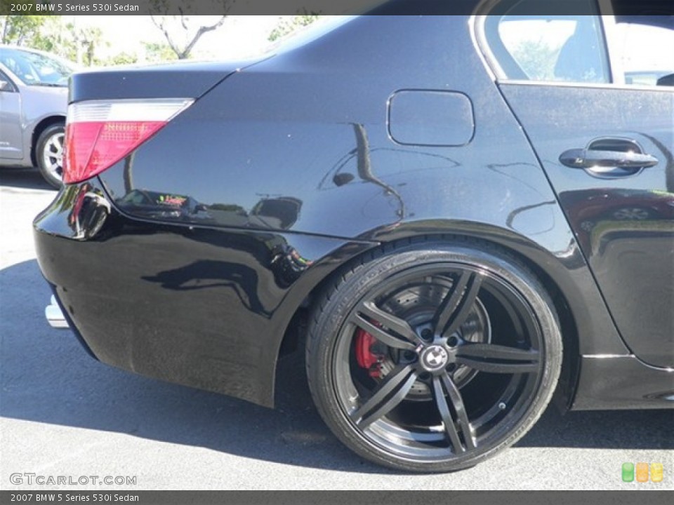 2007 BMW 5 Series 530i Sedan Wheel and Tire Photo #74116696