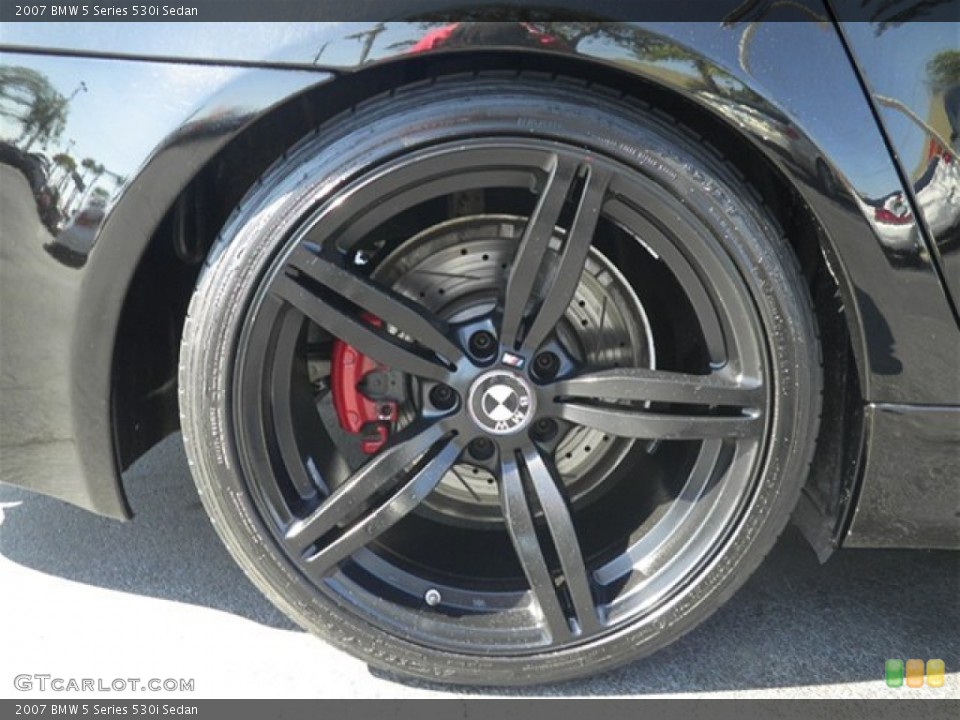 2007 BMW 5 Series 530i Sedan Wheel and Tire Photo #74117305