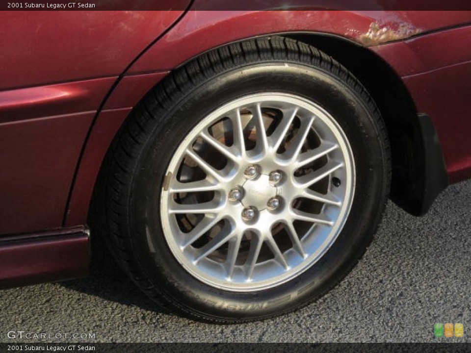 2001 Subaru Legacy GT Sedan Wheel and Tire Photo #74117692