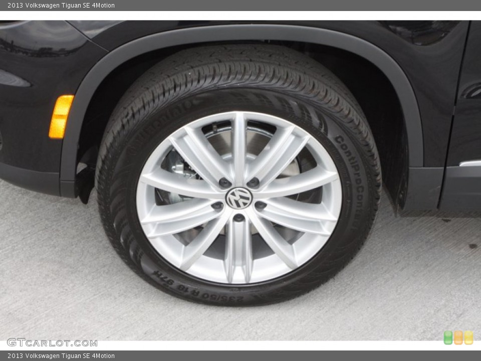 2013 Volkswagen Tiguan SE 4Motion Wheel and Tire Photo #74120479