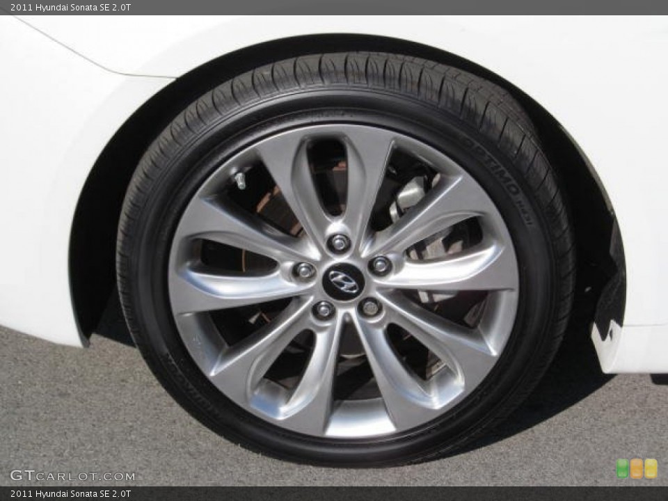 2011 Hyundai Sonata SE 2.0T Wheel and Tire Photo #74120639