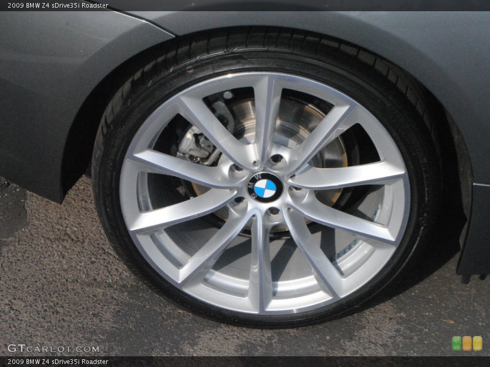 2009 BMW Z4 sDrive35i Roadster Wheel and Tire Photo #74123995